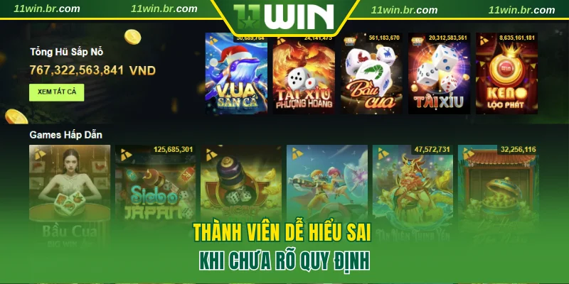 11WIN Có Lừa Đảo Không? Giải Đáp Chi Tiết Từng Nghi Vấn 3 Thành viên dễ hiểu sai khi chưa rõ quy định